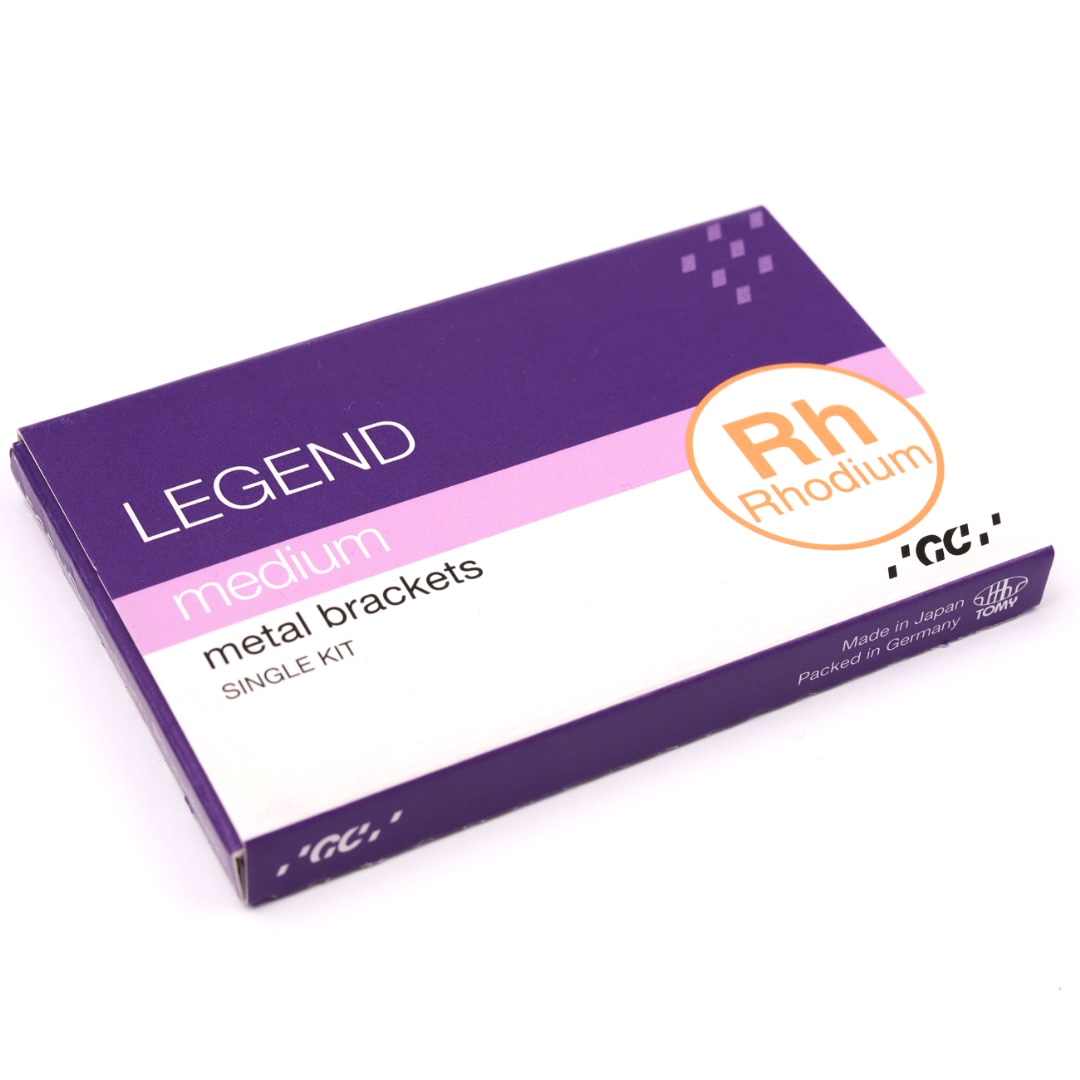 Брекети LEGEND medium Rhodium GC Orthodontícs